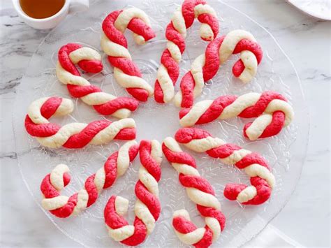 Candy Cane Cookies Recipe Sandra Lee Food Network