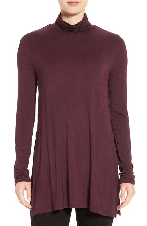 Product Image Click To Zoom Turtleneck Tunic Turtle Neck Relaxed Tunic