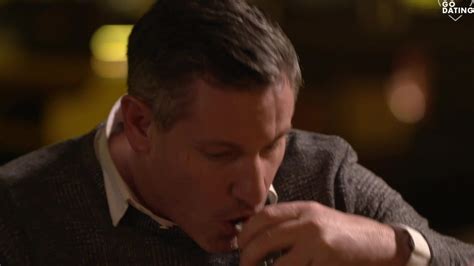 celebs go dating s dean gaffney struggles to speak after downing a shot as he tries to flirt on