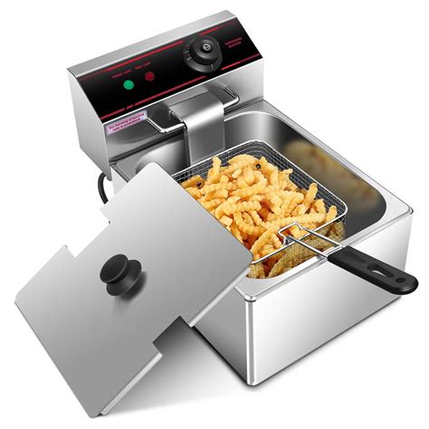 Gymax 1700w Deep Fryer Electric Commercial Tabletop Restaurant Frying W