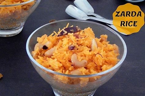 Zarda Rice Sweet Rice Meetha Chawal Pavanis Kitchen