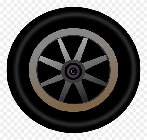 Wheel Rim Clipart Racing Tire Race Car Wheel Vector Hd Png Download