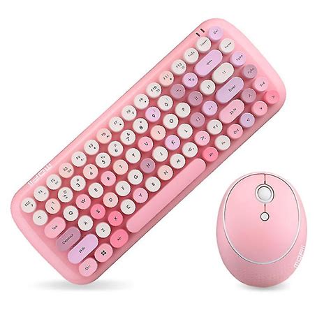Mofii Trådløs Mini Candy Keyboard Mouse Combo Set Mix Color 24 G