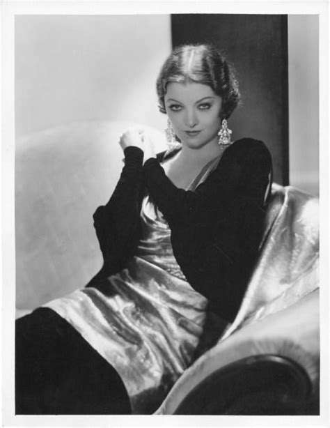 Olga 4711 In 1934 Myrna Loy Is Recognised For Her Acting Skills And