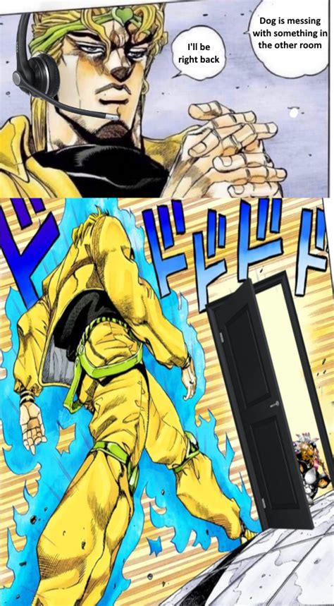 Gamer Distraction Dio Walk Gamer Dio Know Your Meme