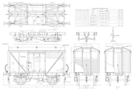 Wagons Lner Vans Drawing To Diagrams 171 172 And 176 Steam