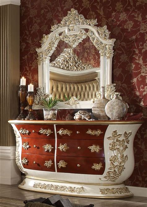 Find bedroom furniture sets at wayfair. Palazzo 6 Piece Bedroom Set by Homey Design - HD-8019 in ...