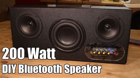 Diy Executive 200 Watt Portable Bluetooth Speaker Kit Quick Build Youtube