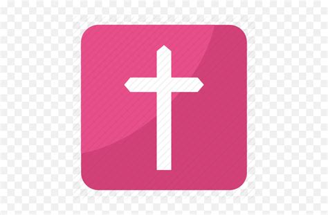 Christian Cross Christian Symbol Pink Christian Symbols Emojijesus