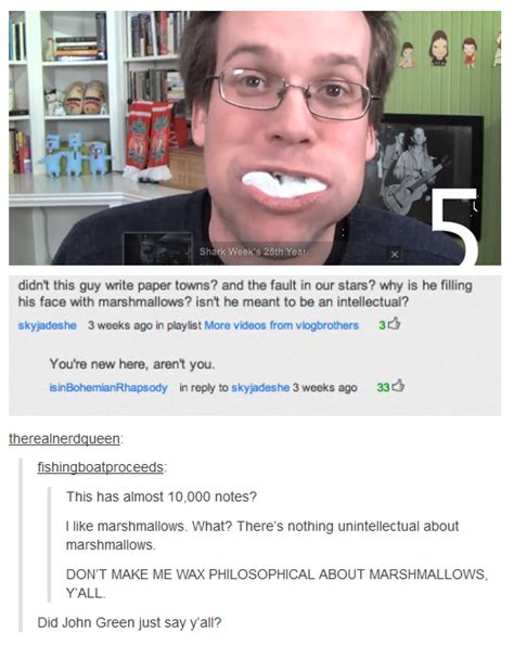 John Green Is Everywhere On Tumblr And It S So Funny When He Pops Up