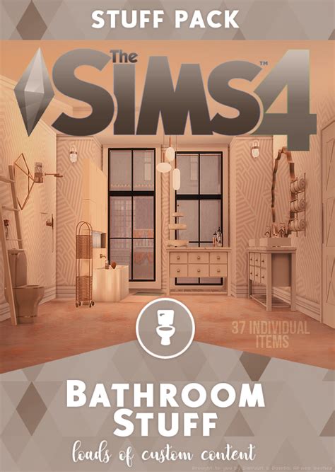 Bathroom Cc Stuff Pack Proud Black Simmer Muebles Sims 4 Cc Sims 4