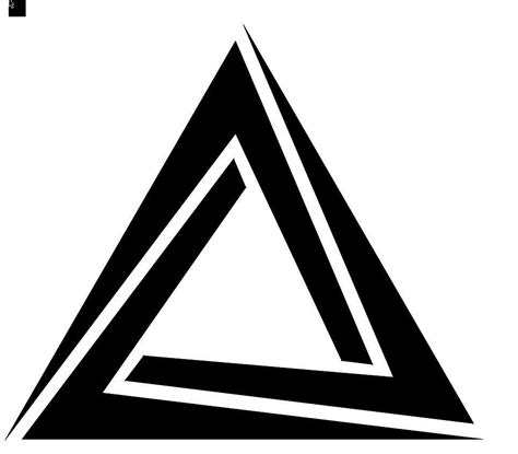 White Triangle Logo Logodix