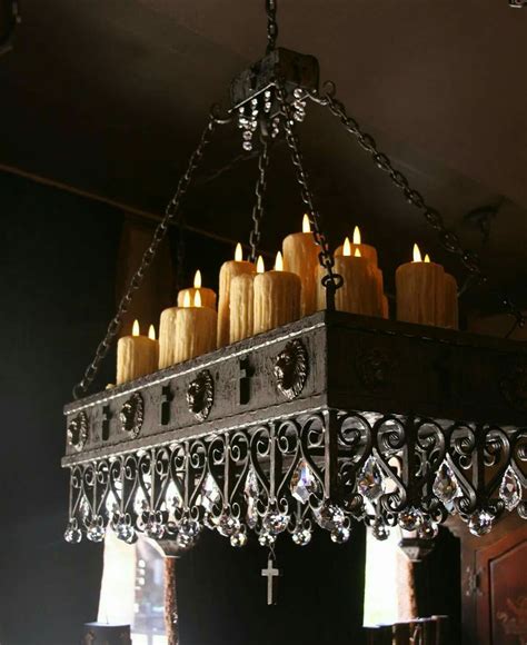 Awesome Gothic Medieval Chandelier Vicious In Nature Gothic Interior