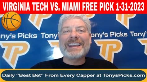 Virginia Tech Vs Miami 1 31 2023 Free College Basketball Expert Picks On Ncaab Betting Tips By