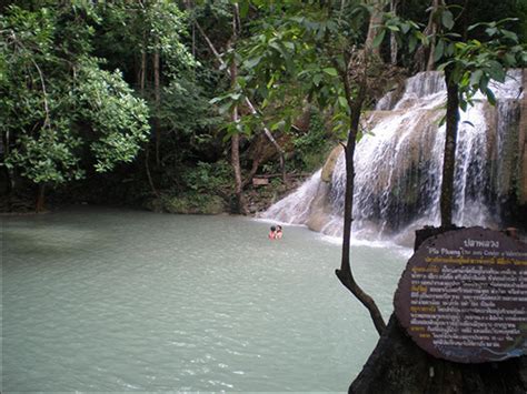 Erawan Waterfall In Kanchanaburi