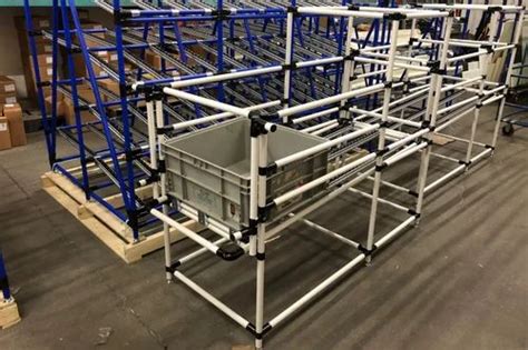 Mild Steel Lean Carton Flow Pipe Rack System At Rs 6550 In Noida Id