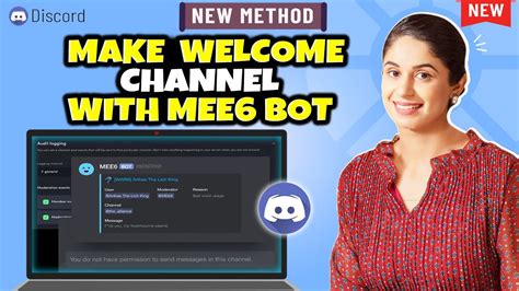 How To Make Discord Welcome Channel With Mee6 Bot 2023 Youtube