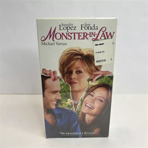 Monster In Law Vhs 2006 Jane Fonda Jennifer Lopez New Sealed 999