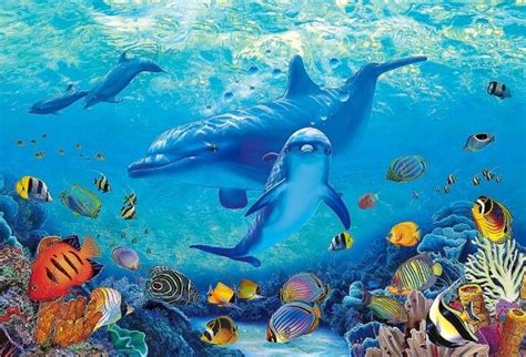 Blessings Of The Sea Sea Murals Under The Sea Mural Underwater Painting