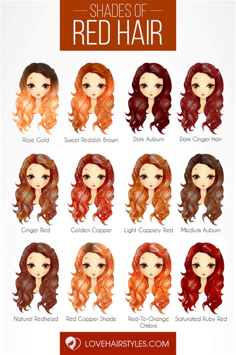 Anordnung Von Transfer In Wirklichkeit Natural Red Hair Tones Aktiv