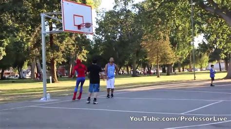 Spiderman Plays Basketball Amazing Spiderman 2 Youtube