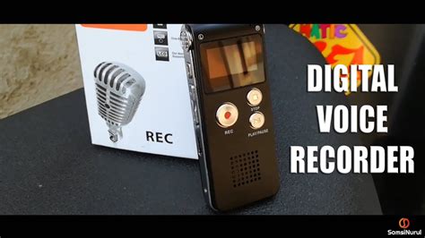 Digital Voice Recorder Alat Perekam Suara Unbox Test Youtube