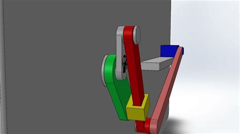 Rotary To Linear Motion Mechanism Youtube