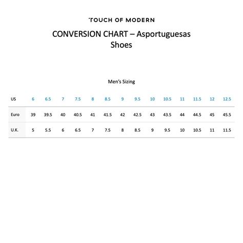 Corresponding size table for men's clothing. City Men's Shoe // Blue + Cloud (40) - Asportuguesas ...