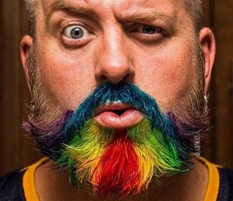 14 Crazy Dyed Beard Examples Hair 214 Crazy Dyed