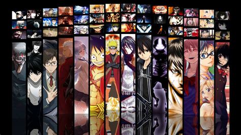 Anime Collage Wallpaper Posted By Samantha Walker