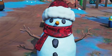 Fortnite Where To Ram A Snowman With A Vehicle Winterfest 2021