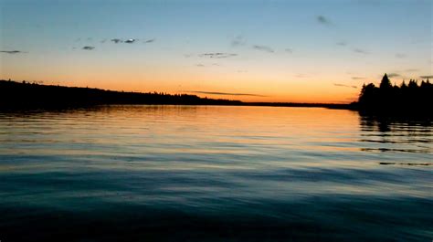 Emma Lake Saskatchewan Lake Lakeland Sunrise Sunset