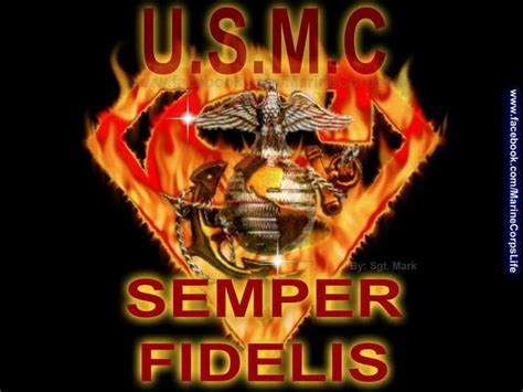 Semper Fidelis Usmc Marine Corps T United States Marine Corps