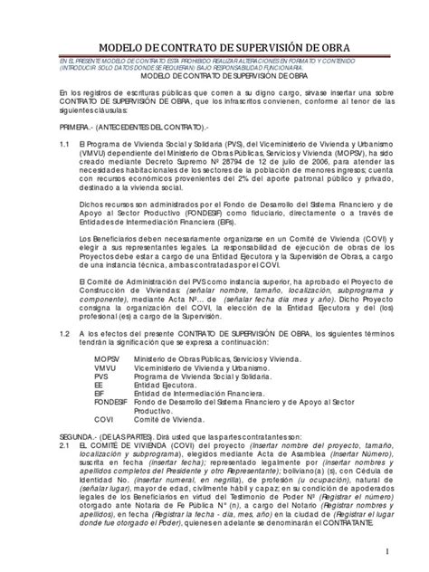 Modelo De Contrato De Obra Civil A Todo Costo Financial Report