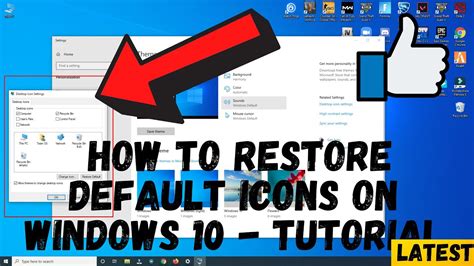 How To Restore Desktop Icon In Default File Format Windows 7810