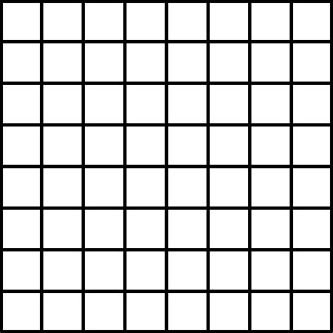 8 x 8 grid to use for planning square foot garden potager en carres