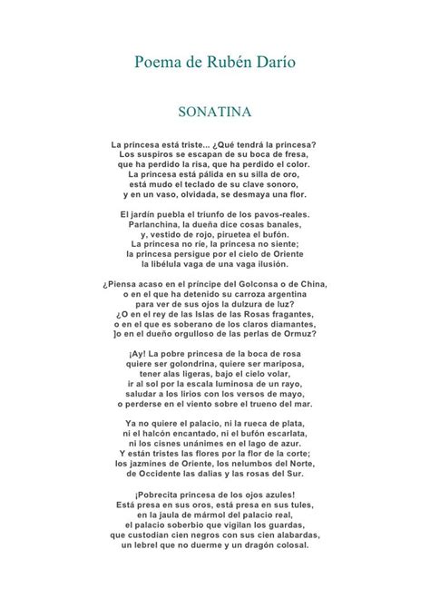 Estude textos literarios, poemas y canciones com exercícios dos maiores vestibulares do brasil. Poema de Rubén Darío (Modernismo). | Puedo escribir los versos, Poemas y Poesía