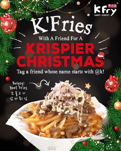 Then checkout the food franchise opportunities in malaysia. K Fry Urban Korean Krispier Christmas Contest | LoopMe ...