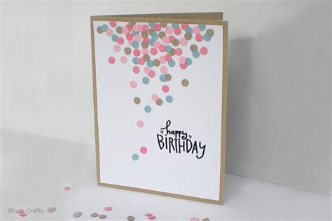 30 Easy Homemade Birthday Card Ideas Blog Card Making