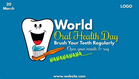 World Oral Health Day Template Postermywall
