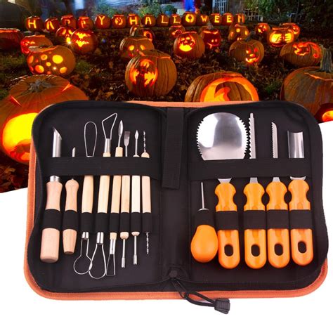 14pcs Set Pumpkin Carving Cutter Tool Kit Carve Diy Durable Reusable