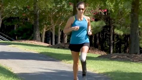 Cary Woman Is The First Amputee To Run 100 Miles At Home