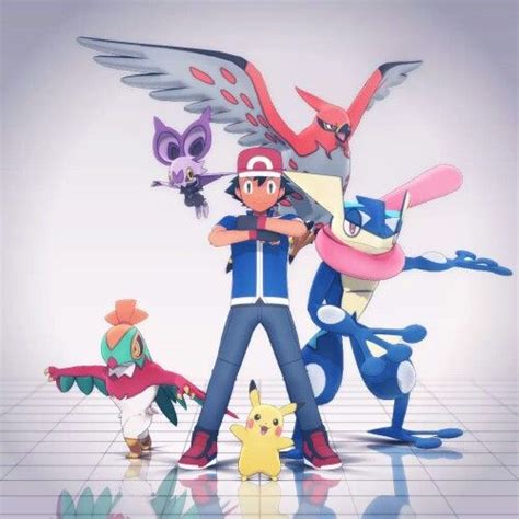 Ash Ketchum And Pikachu With Their Kalos Friends ♡ I Give Good