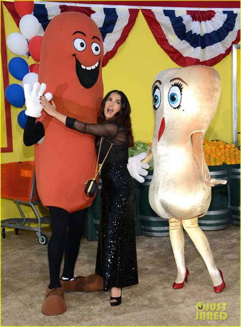 Photo Salma Hayek Seth Rogen Paul Rudd Have Star Studded Sausage Party
