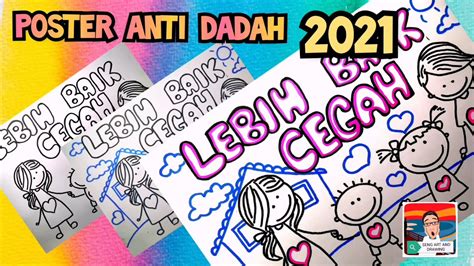 2021 Poster Anti Dadah Simple Dan Cantik Tips Melukis Poster Anti