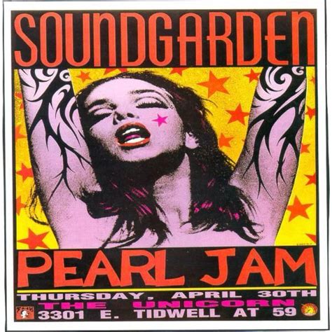 90s Grunge Music Vintage Music Posters Band Posters Pearl Jam Posters