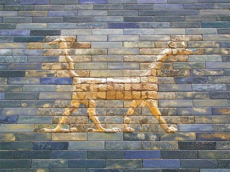 Ishtar Gate Dragon История искусства Археология Доисторический