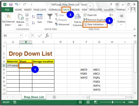 Excel Drop Down List Templates Images