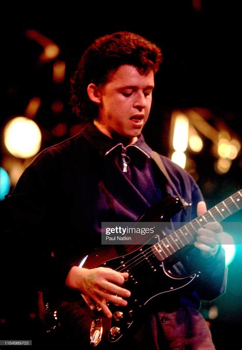 British Musician Roland Orzabal Of Teh Group Tears For Fears Plays