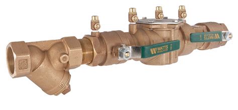 Watts Double Check Valve Assembly Bronze Watts 007 Series Fnpt